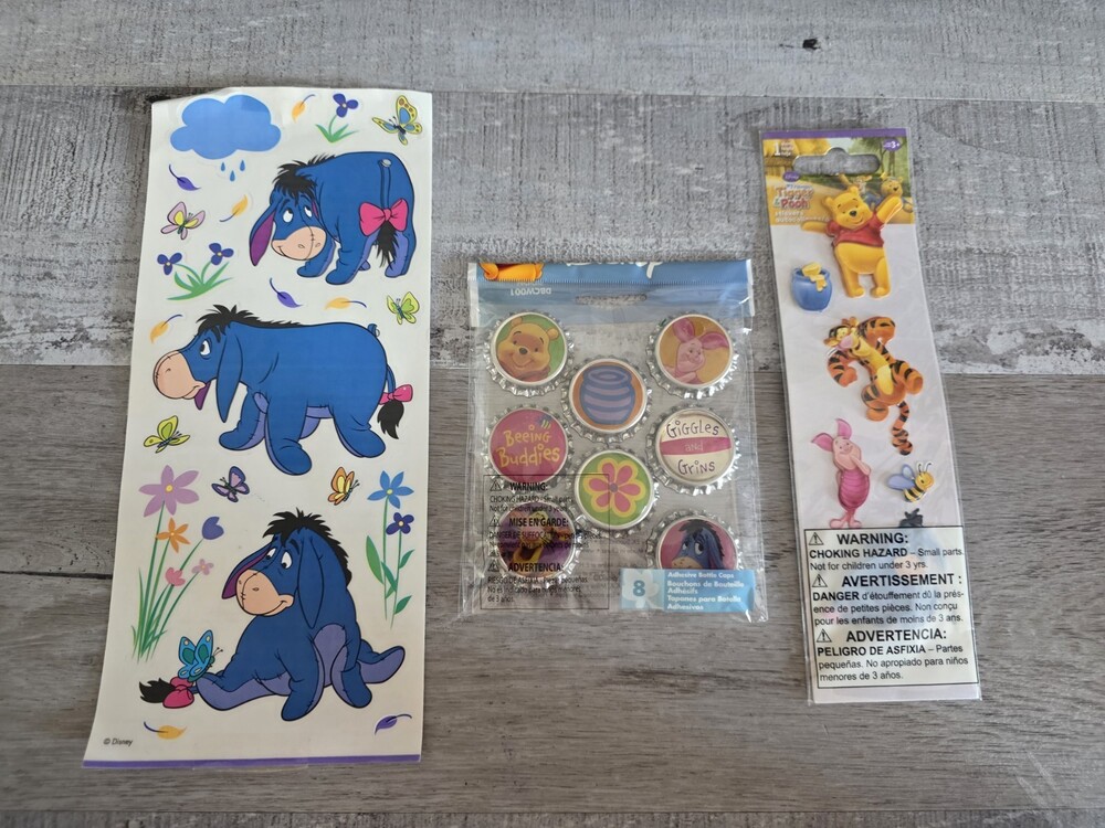 Eeyore Winnie The Pooh Sandylion Stickers Disney Scrapbook LOT b101